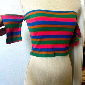 Gorgeous off the shoulder crop top